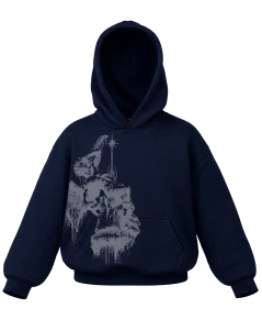 HELL HOODIE 1. (navy blue)