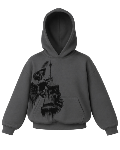 BLUZA 320GSM z miśkiem szara.png