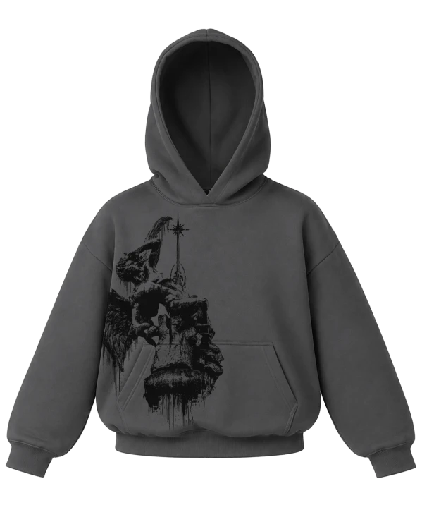BLUZA 320GSM z miśkiem szara.png