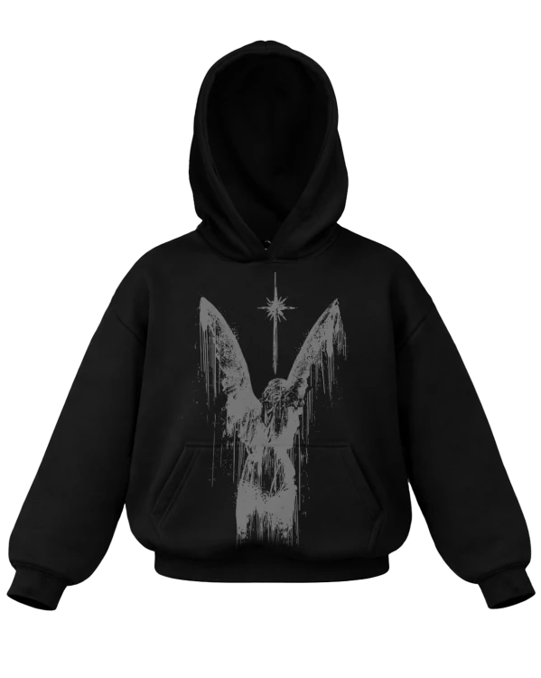 BLUZA 320GSM z miśkiem czarna 2.png