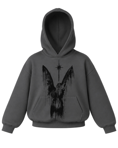 BLUZA 320GSM z miśkiem szara 2.png
