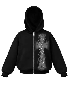HELL ZIP HOODIE (black)