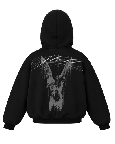 BLUZA 320GSM z miśkiem wersja 2 czarny zip.png