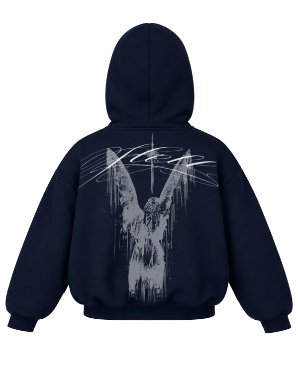 BLUZA 320GSM z miśkiem granat tył zip.png