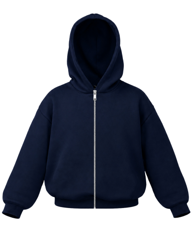 zip hoodie przód hell pusty navy.png