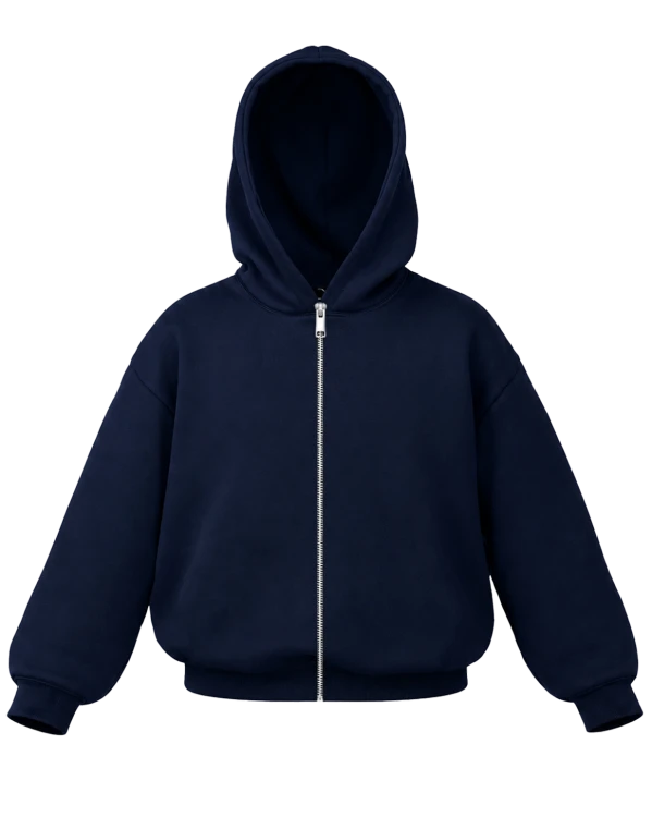 zip hoodie przód hell pusty navy.png
