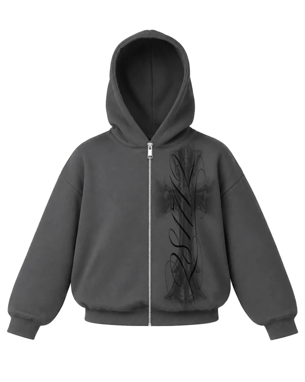 BLUZA 320GSM z miśkiem szary zip.png